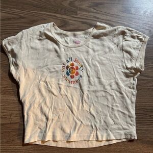 Kids Cream Graphic T-Shirt